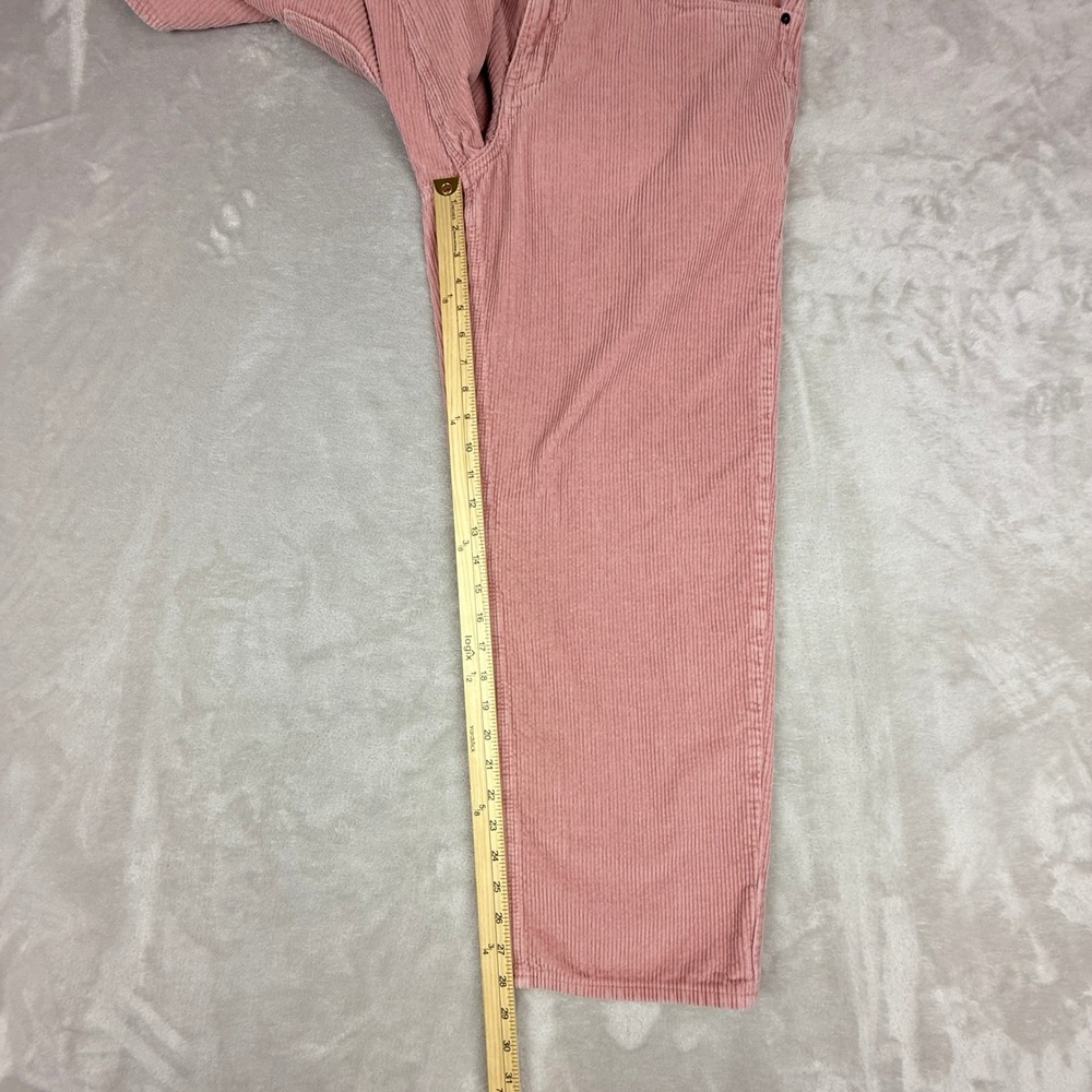 Empyre Corduroy Relaxed Skate Pants Men 34 (Fit 37x28) Dusty Pink Baggy Y2K - Picture 9 of 13